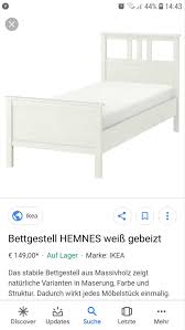 Ikea hemnes bett zu verkaufen das bett lässt sich zum doppelbett umfunktionieren verkauf. Hemnes Bett Gebraucht