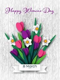 It is also a day to highlight their significance to the upliftment of society in many crucial ways. Beautiful Flowers International Women S Day Card Birthday Greeting Cards By Davia