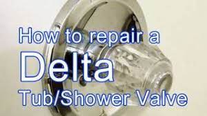 Delta tub & shower faucets. How To Repair A Delta Tub Shower Valve Youtube