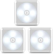 Amazon Com Urpower Motion Sensor Light Battery Operated Closet Light Wireless Motion Sensor Closet Lights Stick On Anywhere Motion Sensor Night Lights For Stair Cabinet Closet Bathroom Cool White 3 Pack Home Improvement