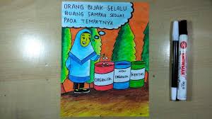 Download bermacam contoh poster buanglah sampah pada. Gambar Poster Buang Sampah Pada Tempatnya Tulisan