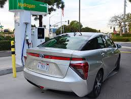 And yet, you've probably never seen one. Toyota Mirai Fuel Cell Vehicle Hydrogen Station Inhabitat Green Design Innovation Architecture Green Building