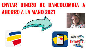 Link copiado en porta papeles. Como Enviar Dinero De Bancolombia A Ahorro A La Mano 2021 Youtube