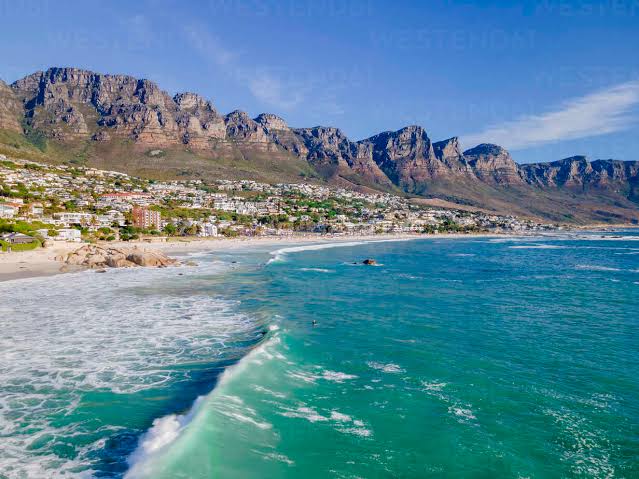 Camps Bay, Cape Town, AI generated