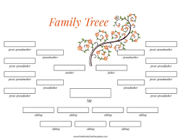 Free Family Tree Templates For A Projects