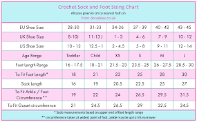 Perfect for a custom fit! Crochet Sock Sizes And Adjusting Socks To Fit Your Foot Dora Does