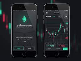 Ethereum App Ethereum Wallet App Interactive Design