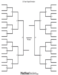 The most famous 32 team bracket is the one during the ncaa men's division i basketball tournament. 32 Team Bracket Fill Out And Sign Printable Pdf Template Signnow