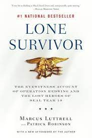 He points out that it takes strong determination to make it as a navy seal. Lone Survivor Book Wikipedia