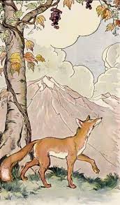 One hot day, a hungry fox made his way to a nearby vineyard. The Fox And The Grapes Fables Of Aesop