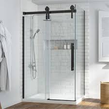 Explore memorial day values today: Ove Decors Sedona 78 75 In H X 58 25 In To 59 75 In W Semi Frameless Sliding Satin Nickel Shower Door Clear Glass Lowes Com Shower Doors Bronze Shower Door Sliding Shower Door