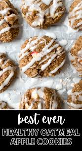 Best Ever Healthy Oatmeal Apple Cookies Healthy Cookie Recipes Apple Pie Cookies Apple Cookies