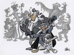 Darkwing Duck Gosalyn And Launchpad By Tad Stones Animated Cartoon Characters Cartoon Disney Duck