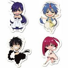 This story is about the flow of fate and the battle to keep the world on the right path. Magi The Labyrinth Of Magic Sticker Set Of 4 Anime Manga Licensed Aladdin New 699858552214 Ebay