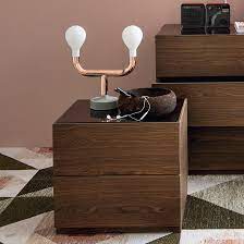 They're a catchall for tablets, hand lotion, tissues, and more — and they bear their inevitable fate with style and panache. Contemporary Bedside Table City Calligaris Wooden Glass Rectangular
