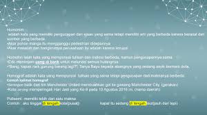 Verb + verb + ing. Polisemi Contoh Belajar