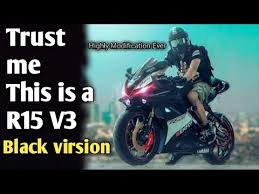 Rider 15, il contachilometri che cambia tutto! Epic Modified Yamaha R15 V3 Ever Black Version Psycho Rider Pd13 Youtube