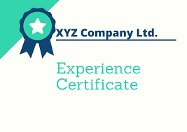 Experience Certificate Format Download Free Experience Letter Samples