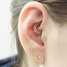 personally stylizing multiple ear piercings