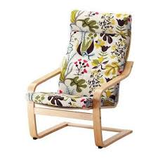 For Sunroom In A Different Pattern Amazon Com Ikea Poang Chair Birch Veneer With Blomstermala Floral Pat Ikea Poang Chair Ikea Armchair Cushions Ikea
