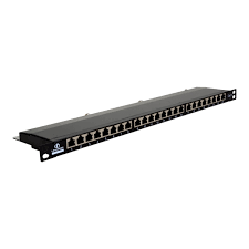 Their design is suitable for surface mounting. Patchpanel 19 24 Ports Stp Der Kat 6 Netzwerkschranke Und Serverschranke Rack 19 Kupferverkabelung Zubehorprogramm