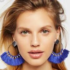 Tassel Women Long Dangle Stud Fringe Earring Ear Jewelry Fashion Drop  Bohemia