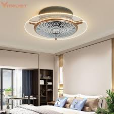 These fan lights will fit every ceiling fan we carry that is sold without a light already included. Creative Bedroom Ceiling Fan Lamp Modern Fashion Ceiling Fan With Light Kits Invisible Ceiling Fan Ceiling Fans Aliexpress