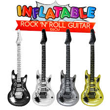 Buy rock n roll party decorations and get the best deals at the lowest prices on ebay! Aufblasbare Gitarre Luftgitarre Rock N Roll 106 Cm Metallic Wasser Party De