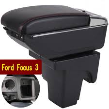 For Ford Focus 3 Armrest Box Central Store Content Focus Mk3 Armres Box With Cup Holder Ashtray With Usb Interface Generic Model Armrests Aliexpress