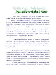 Garantarea proprietăţii private şi a rolului ei hotărâtor în motivarea activităţii agenţilor economici, respectarea şi stimularea liberei iniţiative şi democratizarea. Necesitatea Interventiei Statului In Economie