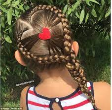 These Beautiful Hairstyles Instantly Turned 5 Year Old Girl Into An Instagram Sensation Heart Hair Braids Hairstyles Pictures Kids Hairstyles