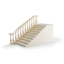 White Marble Hand Railing 3d Model White Marble Handrail Railing