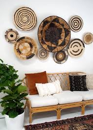 Ugandan Raffia Banana Bark Plate Iii In 2020 African Decor Bedroom Plates On Wall Decor