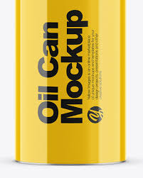 Download Glossy Oil Tin Can Mockup In Can Mockups On Yellow Images Object Mockups PSD Mockup Templates