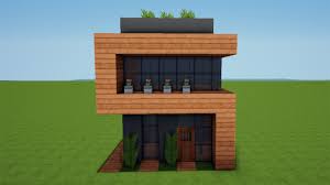Wie man mit relativ einfach erhaltbaren materialen einen unglaublich coolen stil verwirklicht! Kleines Modernes Haus In Minecraft Bauen Tutorial Haus 165 Youtube