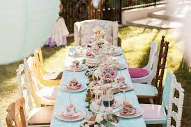 So here are pictures and description of the alice in wonderland dinner party. Kara S Party Ideas Shabby Chic Alice In Wonderland Birthday Party Kara S Party Ideas
