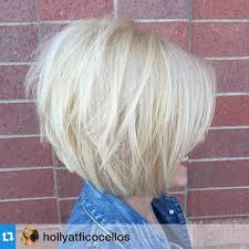 This ash blonde bob hairstyle with choppy layering at the ends is a great example of a stylish look. Back View Choppy Layered Bob Novocom Top