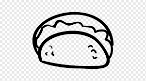 Mendesain dengan hitam dan putih 50 contoh luar biasa untuk. Taco Submarine Sandwich Film Animasi Makanan Roti Putih Kartun Hitam Png Pngwing