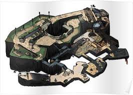 Overpass Csgo Isometric Map Poster Cs Go Wallpapers 1 Exercito