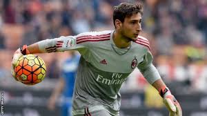 Italy goalkeeper gianluigi donnarumma apologised after his early blunder saw. Gianluigi Donnarumma The 16 Year Old Hoping To Emulate Buffon Bbc Sport