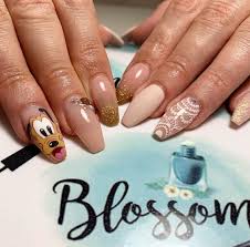 Updated 150 Best Disney Nails November 2020 20 gorgeous gold acrylic nail ideas.