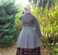 Victorian Grey Wool Paletot Coat - Sew Historically