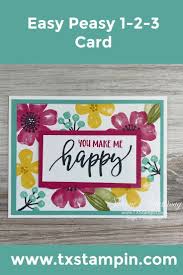 Mothers day card with pop up flower. Simple Card Making That S As Easy As 1 2 3 In 2021 Simple Cards Card Making Hand Crafted Cards