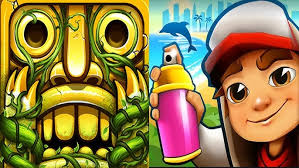 Temple Run 2 Sky Summit VS Subway Surfers Miami Android iPad iOS Gameplay