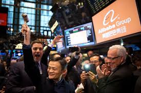 If the stock just trades should shareholders become bearish, the share price of alibaba could be supported by the bottom channel which extends to $294 by the end of next. Alibaba S Shares Close Up 38 On First Day Of Trading The New York Times
