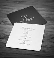 Make your business cards stand out with square shaped cards. 40 Mini Square Business Cards Design Design Graphic Design Junction