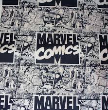 Black And White Marvel Comic Strip Wallpaper Marvel Super Heroes Comics Fabric Neutrals 12 50 Via Etsy Superhero Comic Marvel Marvel Superheroes