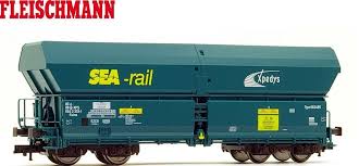 Fleischmann H0 552313 Grossraum Selbstentladewagen Sea Rail Neu Ovp Model Trains Ho Model Trains Train Kit