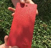 Ral 3020 Traffic Red Water Texture Powder Coating Skin Texture Wrinkle Crack Powder Paint for Agricultural Machinery