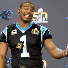Cam newton (1) lies on the turf after a roughing the passer penalty was called on denver broncos free safety darian stewart (26). Why Cam Newton Is Conservative White America S Heel From Hell Super Bowl 50 The Guardian